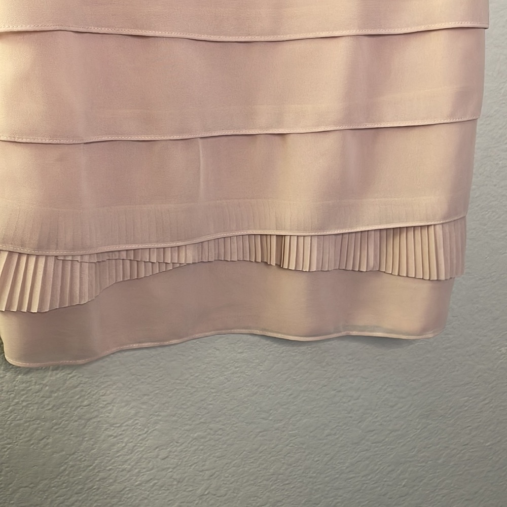 Tiered Pink Express Sleeveless Top - Picture 3 of 5